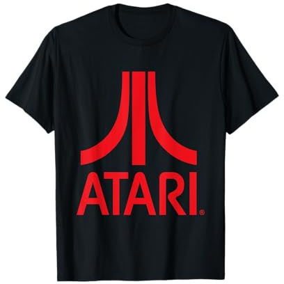 Logo Atari Classic Rosso Maglietta