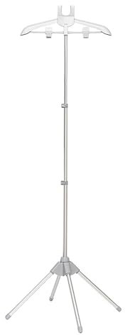 Soporte de vapor para ropa, soporte de plancha de vapor portátil, trípode telescópico, percha para planchar al vapor, accesorios para vapor, tendedero telescópico plegable