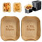 Cathpetic 100PCS Ninja Double Stack XL 9.5L SL400EU Air Fryer Backpapier Liners,Ninja Double Stack XL Backpapier Liners Zubehör