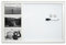 Cathedral Products Magnetisches, trocken abwischbares Whiteboard, hochwertige trocken abwischbare Oberfläche mit 3 integrierten 15,2 x 10,2 cm großen Bilderrahmen, inklusive Marker und Magneten, Weiß