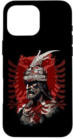 Hülle für iPhone 16 Pro Max Skanderbeg Albanischer Nationalheld Adler Kosovo Albaner