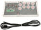 Haofy Fight Stick Controller, Fighting Stick Controller Hot Swap Unterstützung SOCD Mechanischer Schalter mit LED-Licht für Spielekonsole