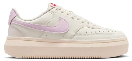 NIKE Court Vision Alta LTR, Sneaker Mujer, Sail Pink Foam Pale Ivory Lt C, 38 EU