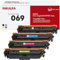 069 069H MF752cdw Toner Kompatibel für Canon 069 069H i-Sensys MF752Cdw Toner LBP673Cdw MF753Cdw LBP674Cx LBP674Cdw MF751Cdw MF754Cdw MF755Cdw MF756Cx CRG-069 Schwarz Cyan Magenta Gelb, 4er-Pack