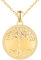 CPSLOVE Damen Fotos Halskettes Medaillons 925 Silber Baum des Lebens Ketten Öffnen Anhänger Mädchen Personalisierte Photo Openable Anhänger Fashion Schmuck Gold