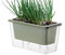 Vaso per piante da irrigazione, fioriera rettangolare per interni, di irrigazione automatico per prevenire l'eccessiva irrigazione, scatola per piante grasse per giardino, casa, ufficio, 26,5