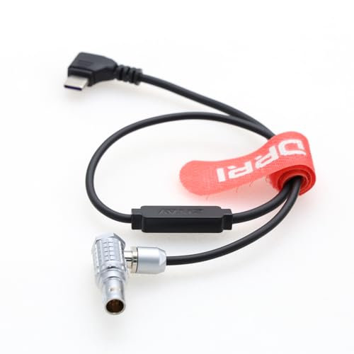 DRRI Remote Control Cable Ronin DJI RS2 RS 3Pro Gimbals USB-C to 9-Pin EXT for Komodo X, V-Raptor, Ronin-Focus Pro (45CM)