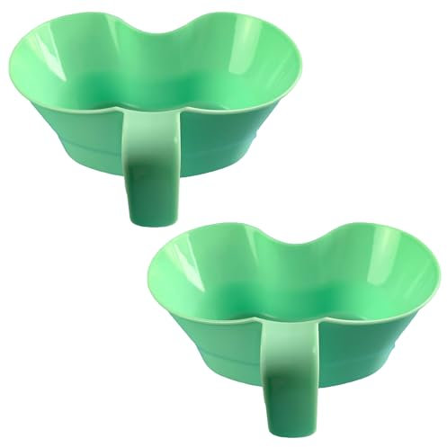 Tazza multifunzionale per risciacquo orale, 900 ml, per anziani, con bordi lisci e manico ergonomico, per la cura orale degli anziani