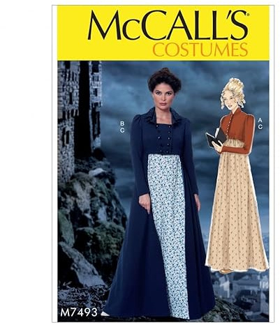 McCall's Ladies Easy Sewing Pattern 7493 Vintage Style Cropped Jacket, Coat & Dress