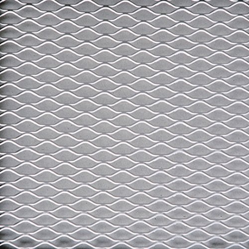 Sumex Silver Aluminium 33 x 100cm Car Grill Grille Vent Mesh (Silver Hexagon Type)