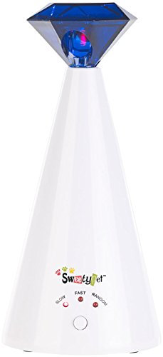 Sweetypet Katzenspielzeug: Automatische Licht-Katzenangel zur Förderung des Jagd-Instinkts (Katzen Laserpointer automatisch, Katzenspielzeug Laser automatisch, automatisches)