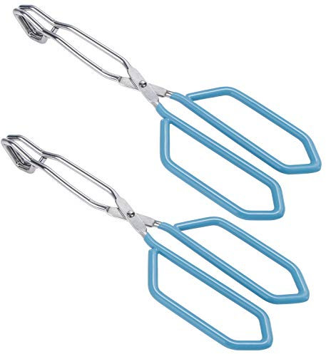 MSY BIGSUNNY Scherenzange aus Edelstahl mit Weichem Griff, 28 cm, Blau, 2 Stück