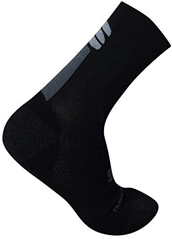 SPORTFUL 1119524-002 MERINO WOOL 18 SOCKS Socks Men's BLACK ANTHRACITE Size S