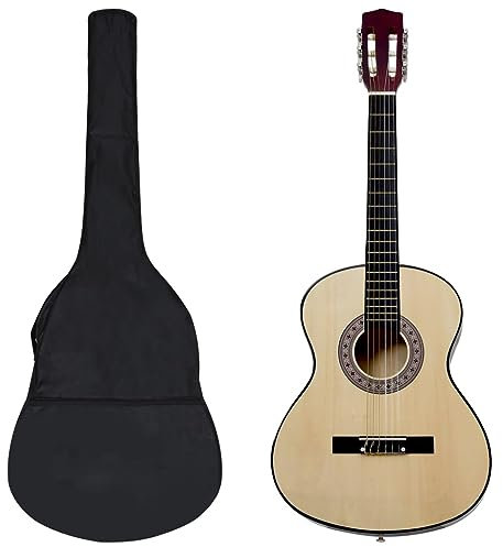 vidaXL 8tlg. Klassische Gitarre für Kinder und Anfänger 3/4 36 Konzertgitarre Gitarre Klassikgitarre Saiteninstrument Kindergitarre