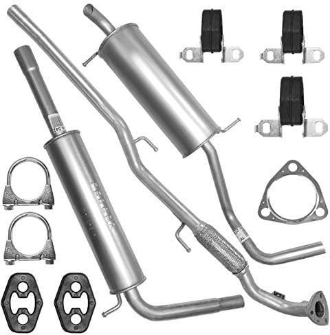 Auspuffanlage Schalldämpferset Auspuff für Ibiza 3 III 6L 1.2 12V Fabia 1 I 6Y 1.2i Polo IV 9N 1.2i