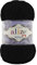 Alize - Lana Velluto, 5 x 100 g, 500 grammi, filato di ciniglia super Bulky, morbido, 100 g, per cuscino per bambini, ecc (nero 60)