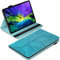 BAOWEI Custodia Cover Compatibile con iPad PRO 11 2021(3a Generazione)/iPad PRO 11(2020/2018)/ iPad Air 4, Cover Posteriore Morbida in TPU Supporto Pieghevole Pelle PU Protettiva Case Portapenne- Blu