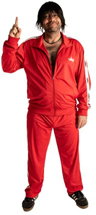 Summerfield Ikke Hüftgold Trainingsanzug das Original für alle Mallorca, Bulle und Karneval Trinksportathleten Größe XL