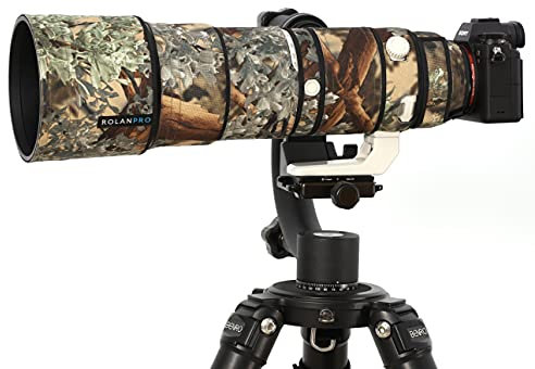 Rolanpro Grüner Dschungel wasserdichter Objektivdeckel für Sony FE 200–600 mm F5.6–6.3 G OSS Objektivtasche Pistolenabdeckung