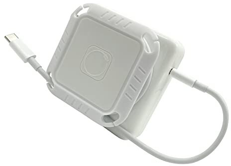 Charging Cable Organiser, Side Winder, Foldable Charger Organizer and Travel Accessories, Compatible with MagSafe MacBook and PC Charging Cables and Adapter Cable Management