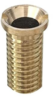 Pure Copper Strainer Plug Screw Bolts Kitchen Sink Basket Strainer Waste Threaded Screw Connector Easy to Replace for Wash Basin Strainer Plug