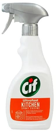 CIF - Ultrafast Kitchen – Reinigungsspray Küche – 500 ml – 3 Stück