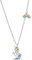 NARMO 925 Sterling Silber Anhänger Halskette für Frauen Nette bunte Einhorn Anhänger mit Regenbogen Kette Halskette für Mädchen
