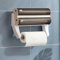 Upgrade 3 in 1 Foil and Plastic Wrap Organizer, Plastic Wrap Dispenser with Cutter and Paper Towel Holder, Wrap Dispenser Organizer, Plastic Wrap, Aluminum Foil Organization and Storage ( Color : Coff