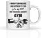 Funny Classic Christmas Secret Santa Coffee Xmas Gifts I’m Thinking About Gym - 11oz Ceramic Cup Mr Men Mugs (Gym - Him)