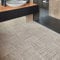 Carpet Imitation Style Self Adhesive Floor Tiles - 60 Pack for 60 sqf (5.57 sqm) | 12x12In (30.5 x 30.5cm) Peel and Stick Flooring | Durable & Easy Clean | Beige Faux Carpet Effect