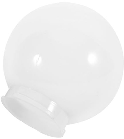 Runde Acryl Lampenkugel als Austausch Wandlampe Weiß 8cm