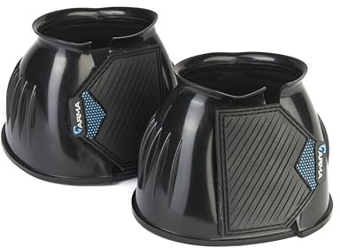 Shires ARMA PVC Over Reach Bell Boot (Black, Full)