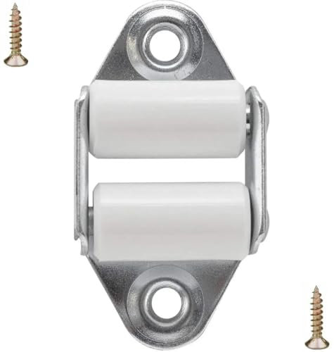 cyclingcolors Guide sangle de volet roulant à galets pour sangle 15 à 23mm en acier fixation verticale à visser entraxe 45mm Accessoire Rouleau Enroulement Fixation Fenêtre Store Finition