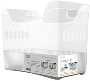 Bacs de rangement pour garde-manger | Boîte de rangement multifonctionnelle sous évier avec poignée et roulettes pour placard, tiroirs, lotion de coiffure, étagères