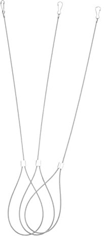 CANIGHT 3st Verstellbare Riegelschnur Gate-draht Zäune Schweres Tor Tank Kabel Schlösser Torfeder Toröffner Tor-hardware Torriegel Mit Kettengliedern Zaunriegel Tür Rostfreier Stahl Silver