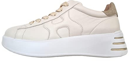 Hogan Scarpe Sneaker Donna Rebel H564 HXW5640DN61RCB367T Yogurt Oro Pallido (Yogurt Oro Pallido, Sistema Taglie Calzature EU, Adulto, Numero, Media, 36.5)