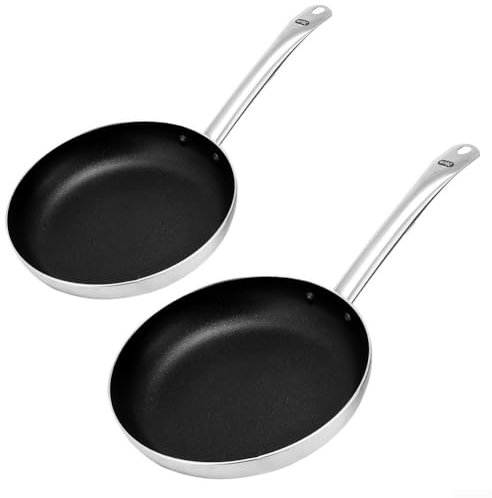 Moins de consommation d'huile, poêle à crêpes non collante, casserole en aluminium (20 cm)