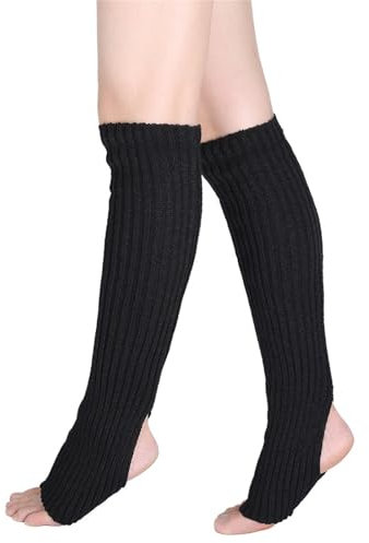 Geschenk-Set für Damen, lustige Geschenke für Frauen, Damensocken, Winter, einfarbig, Stricksocken, Yoga, Tanz, Fußmanschetten, Wolle, Beinschoner, Schrittfüße, Stapelsocken, weibliche