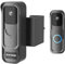 No Drill Blink Doorbell Mount Rainproof and Anti-Theft Doorbell Cover Case Video Doorbell Bracket for Inward Opening Door Outdoor Blink Accessories