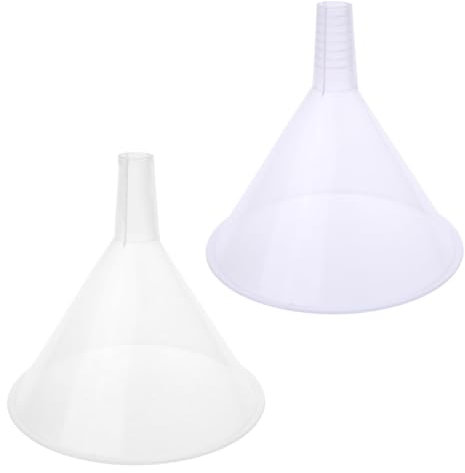 XFUYI 150mm White Transparent Funnel For Garage/Car Liquids/Laboratory/K