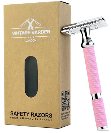 Safety Razor Double Edge | Ladies Safety Razor | Reusable | Classic Design | Ladies Shaver | VINTAGE BARBER LONDON