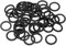 QUARKZMAN 80Pcs Rondelles Plates En Nylon M12 Rondelle Plate 12mm ID 17mm OD 1mm Épais Espaceurs En Plastique Pour Vis Boulons Réparation De Plomberie Robinet De Jardin, Noir