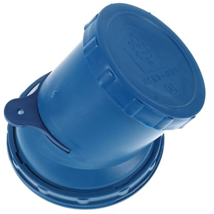 Mipcase Sortie de Vidange pour Silo à Grains 12 Cm Vanne et Couvercle, Accessoire Robuste pour Fût de Stockage de Céréales, Compatible Machine Grain, Déchargement Rapide pour Usage