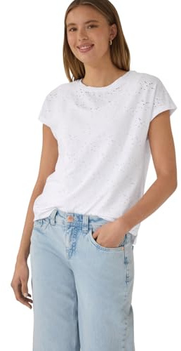 Damen Dropped Shoulder Shirt aus Spitze