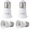DiCUNO E27 a E27 3CM/1.2IN Adaptador extensor, extensión de portalámparas de lámpara, adaptador de portalámparas para bombillas LED y CFL, paquete de 4