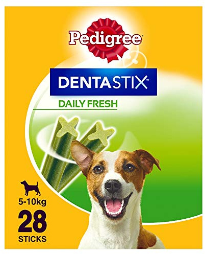Pedigree Denta Stix Fresh Hundeleckerli für kleine Hunde, Kausnack gegen Zahnsteinbildung, Für gesunde Zähne und einen frischen Atem