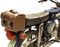 Leder Hecktasche mit Schnellverschluss Gepäckträger Tasche Packtasche Braun passend für Simson S50 S51 S70