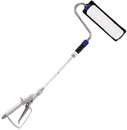 Airless Spray Gun High Pressure + Wall Brush Self-Priming Paint Roller + 30CM (11.8inch) Rod Extension for Sprayer Airless Nozzle Spray Gun Paint