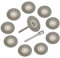 3mirrors Full Sand Diamond Wheels Tungsten Electrode Sharpener Blades Replacement Cutting Wheels Tig Welding Discs 10pcs 25mm 0.5mm w/ 2 CNC Connecting Rods Compatible with Dremel Rotary Tools