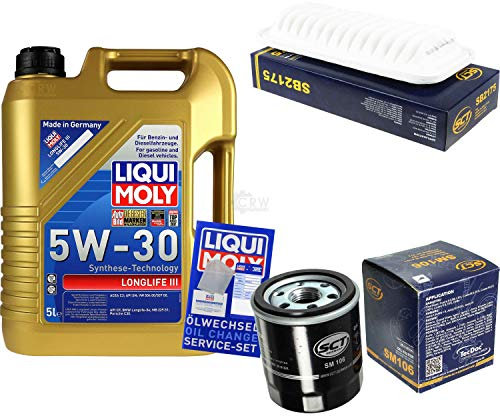 Filter Set Inspektionspaket 5 Liter Motoröl Longlife III 5W-30 SCT Germany Luftfilter Ölfilter